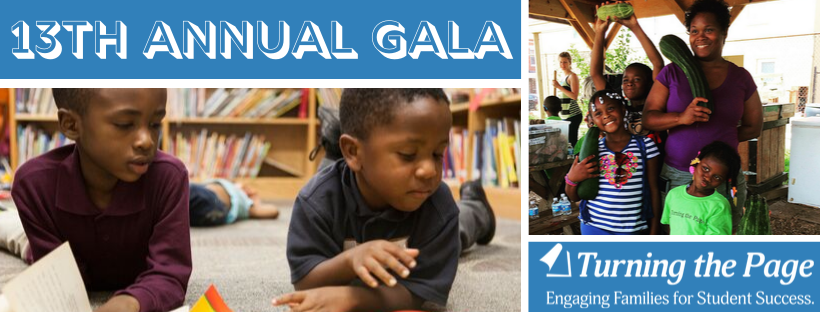 Announcing Turning the Page’s 13th Annual Gala & Silent Auction: January 2020