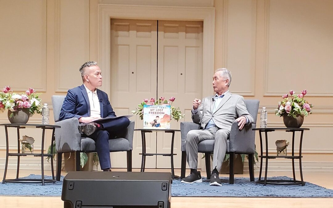 Turning the Page sees George Takei speak at Library of Congress Family Day!